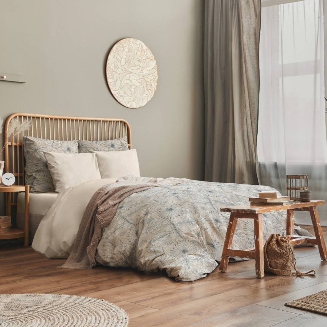 КПБ 1,5сп перкаль Эко Style (нав 50*70) Волшебная ночь <8439/3 Fauna Скидка.>