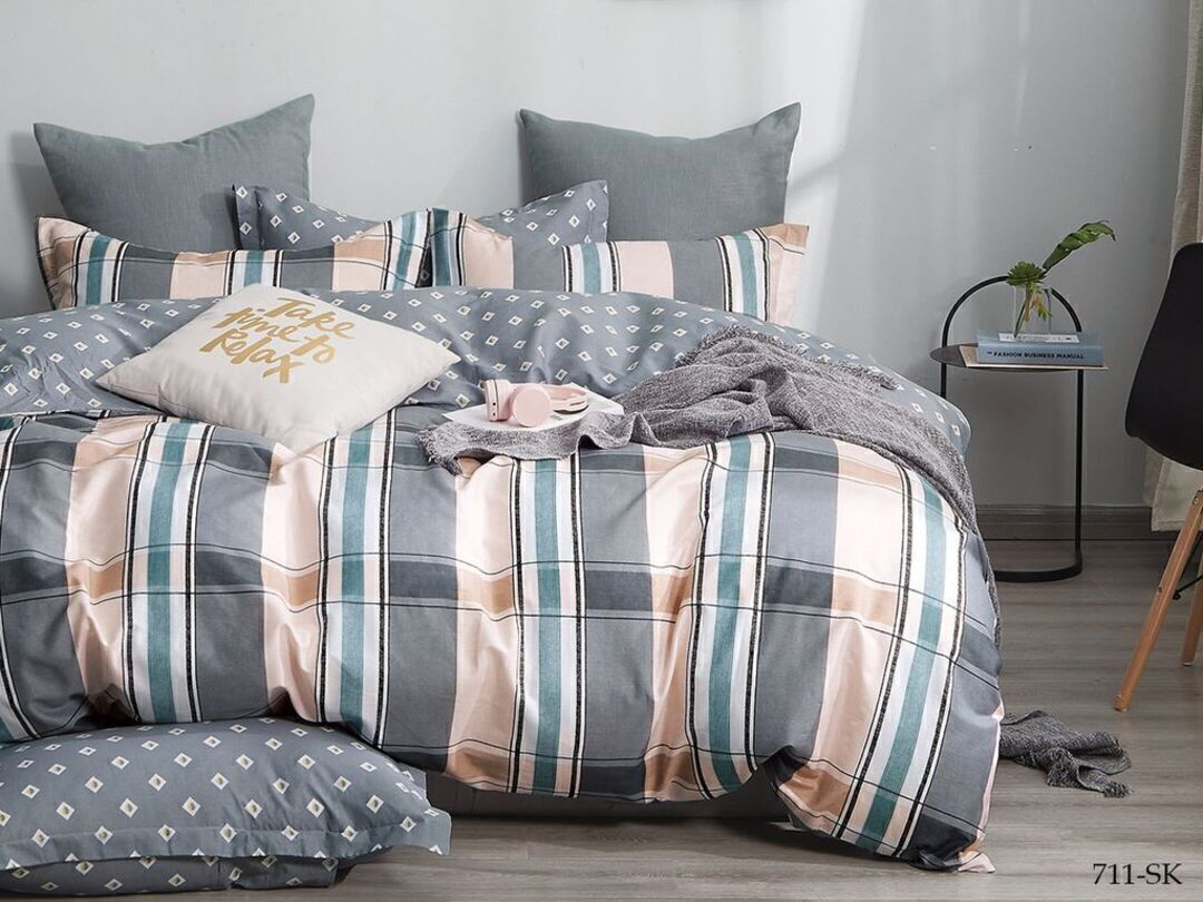 КПБ 2сп сатин в коробке (нав 70*70) Satin de Luxe SK Клео <711-SK>