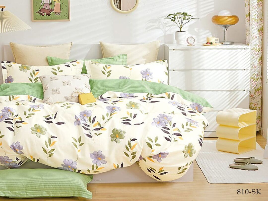 КПБ 1,5сп сатин в коробке (нав 50*70) Satin de Luxe SK Клео <810-SK>