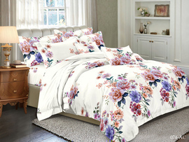 КПБ евро полисатин Art Color AC (нав. 50*70-2шт) Клео <AC-074>
