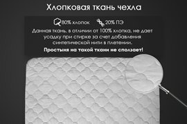 Наматрасник с юбкой х/ф тк хлопковая борт 35см Реноме